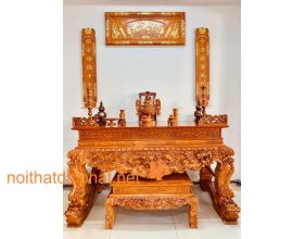 COMBO SẬP THỜ BỘ LIỄN GỎ ĐỎ 2