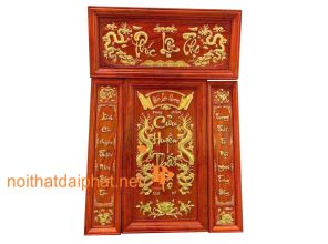 TRANH CỬU HUYỀN THẤT TỔ GỖ HƯƠNG 02
