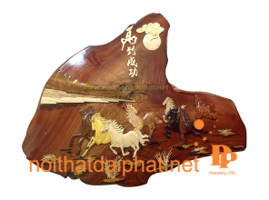 Tranh Mã Đáo Thành Công Gỗ Ghép