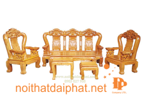 Bộ Salon Tay 12 Hổ Phù Gõ 