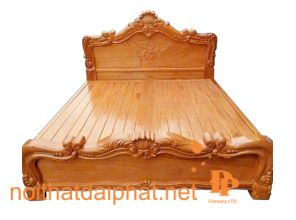 GIƯỜNG PHẢN NỮ HOẢNG GỖ GÕ ĐỎ