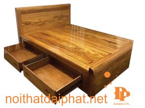 GIƯỜNG PHẢN HƯƠNG XÁM HỘC KÉO