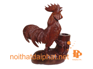 Ống Đựng Bút Gỗ Hình Gà