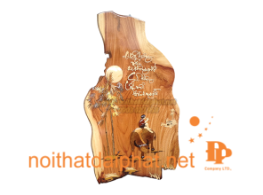 Tranh Cưỡi Trâu MS3 Gỗ Ghép