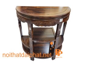 KỆ BÁN NGUYỆT GỖ MUỒNG