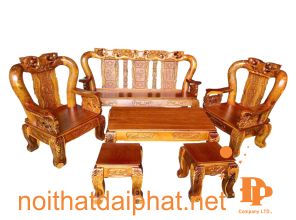 SALON TRÀM ĐÀO 3 TỰA PHÚC LỘC THỌ