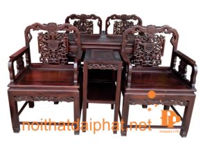 SALON GỖ GỤ 7 MÓN