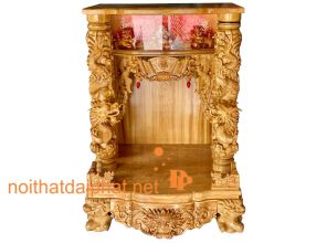 BÀN THỜ ÔNG ĐỊA ĐIỆN TỬ RỒNG CUỐN