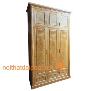 TỦ ÁO GÕ 3 CÁNH CẤP 