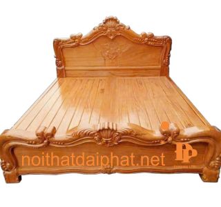 GIƯỜNG PHẢN NỮ HOẢNG GỖ GÕ ĐỎ