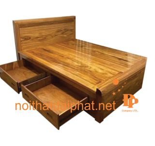GIƯỜNG PHẢN HƯƠNG XÁM HỘC KÉO