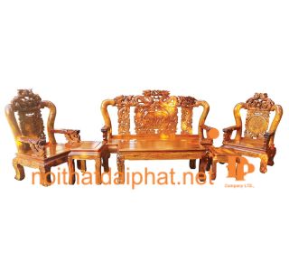 Bộ Salon Tay 12 Rồng Hương