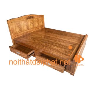 GIƯỜNG PHẢN HƯƠNG XÁM HỘC KÉO 01