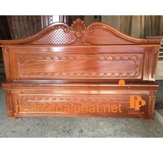 GIƯỜNG GỖ XOAN ĐÀO 2