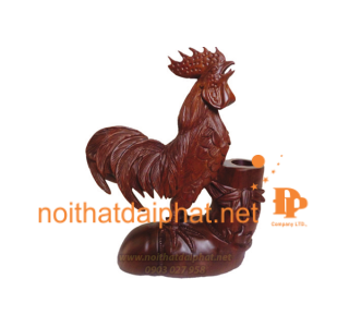 Ống Đựng Bút Gỗ Hình Gà