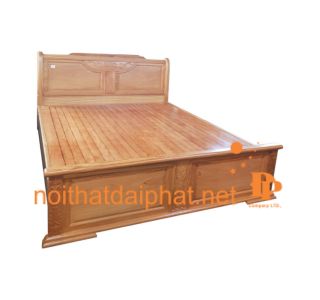 GIƯỜNG BÁN NGUYỆT GÕ ĐỎ