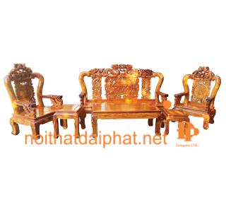 Bộ Salon Tay 10 Rồng Hương