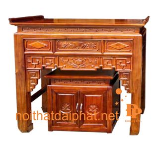 ÁN GIAN BÀN CON GỖ TRÀM 1M53 02