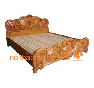 GIƯỜNG VẠT BÔNG HỒNG