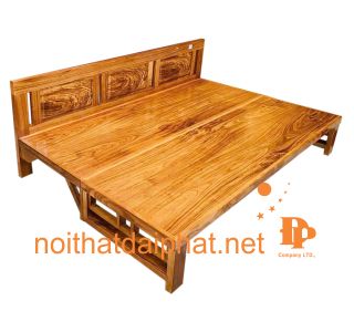 GIƯỜNG GẤP GỖ HƯƠNG XÁM 01