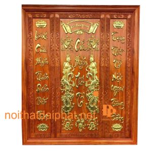 TRANH CỬU HUYỀN THẤT TỔ GỖ HƯƠNG 01