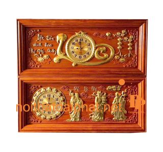 TRANH ĐỒNG HỒ GỖ HƯƠNG 01