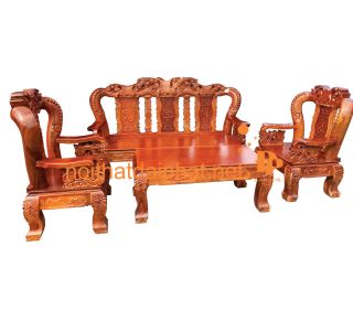 SALON TRÀM ĐÀO CHẠM CỘT