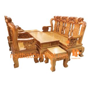 SALON ĐÀO TAY RỒNG 4 TỰA