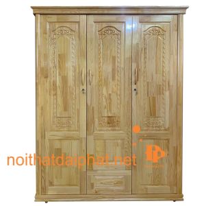 TỦ ÁO 3 CÁNH THÔNG GHÉP A