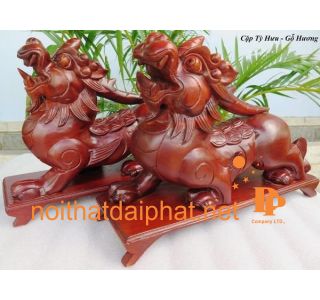 TƯỢNG TỲ HƯƠU GỖ HƯƠNG 30CM