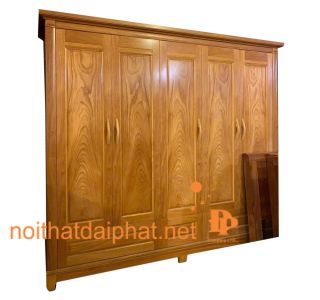 TỦ ÁO GÕ 5 CÁNH