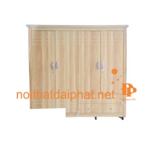 TỦ ÁO MELAMINE 4 CÁNH