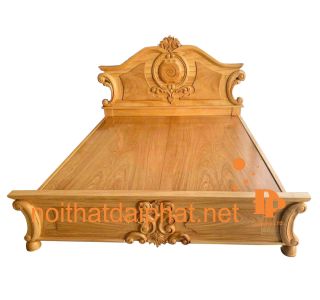 GIƯỜNG PHÀN GÕ LÁ TÂY CÁCH ĐIỆU