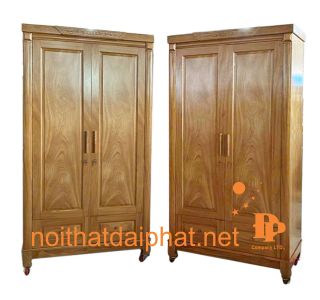 TỦ ÁO GÕ 2 CÁNH