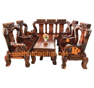 SALON GỖ MUỒNG TAY 14 9 MÓN