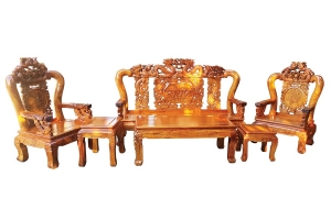 Bộ Salon Tay 12 Rồng Hương